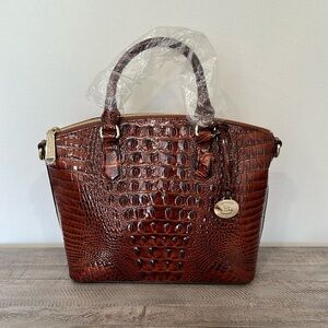 Brahmin Crocodile Leather Duxbury Handbag